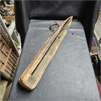 Antique Wood Clamp Vise