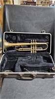 Vtg Pan American Coronet / Trumpet in Case