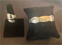 W.A Rogers Oneida Bracelet and Ring Lot