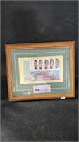 1988 Professional Framed Classic Car Stamps
