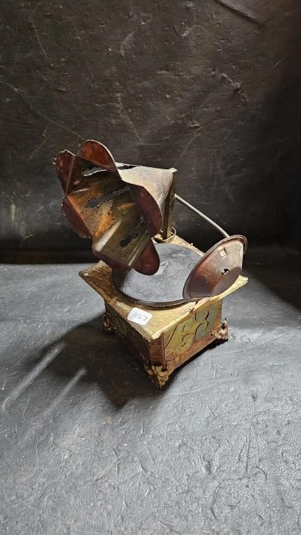 Copper Art Phonograph Music Box