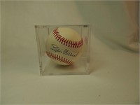 Stan Musial Signed Baseball HOF