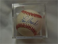 Lou Brock Signed Baseball HOF