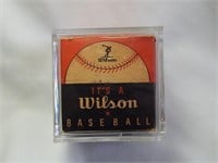 1947-48 Wilson Baseball & Box Frank Lane