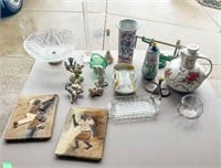 LARGE LOT - AFRRICAN PORCELAIN SILVER GLASS ++