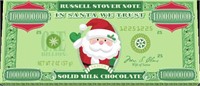 RUSSELL STOVER Christmas Santa Solid Milk Chocolat