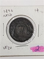 1896 Newfoundland Large Cent