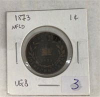 1873 Newfoundland Large Cent