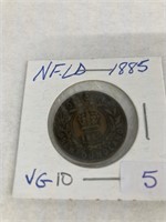 1885 Newfoundland Large Cent