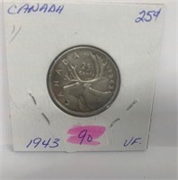 1943 Canada Quarter