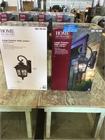 2 EXTERIOR WALL LIGHTS