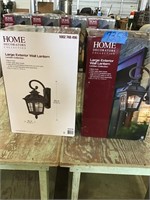 2 EXTERIOR WALL LIGHTS