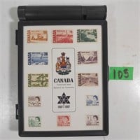 Canada Centennial issue stamps box