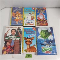 Lot of 6 VHS tapes