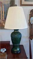 Lg. Heavy Decorator Metal Table Lamp, 36", Mottled