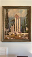 Framed AD Greer COLUMNS  FROM THE PAST Print on