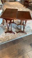 Set of Regency Style Nesting Tables, 2 Tables: