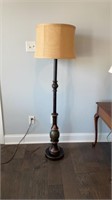 Decorative Metal Floor Lamp With Distressed