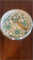 Vtg. Gold Imari Hand Painted Decorative Low Bowl