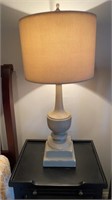 Nice 26” Accent Table Lamp With Distressed