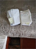 Great group of pillowcases with embroidery and