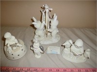 Dept. 56 Snow Babies Porcelain Figures - 4pc