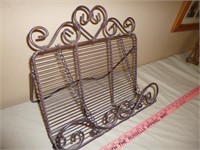 Wrought Metal Large Folding Book Stand
