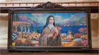 St. Therese of Lisieuz Metal Tin Picture in Nice