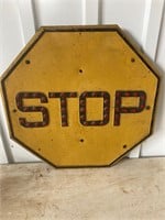 Stop Sign Red Reflectors 24"