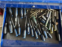Drawer of Screwdrivers and Misc Tools