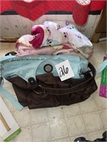 diaper bag & baby blanket