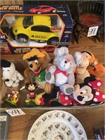 stuffed animals some VTG & Disney card holders