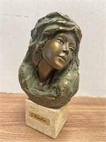 Bust of a woman on Base