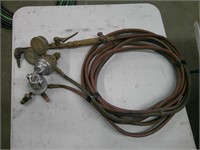 torch, regulators, hoses