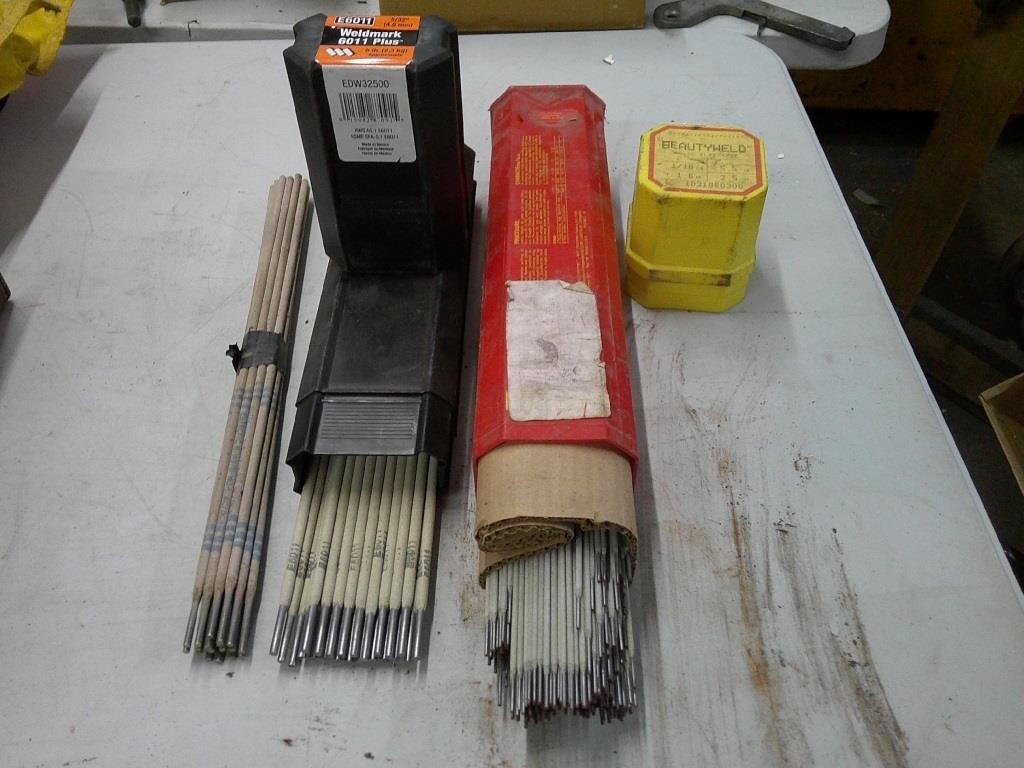 three bundles welding rod