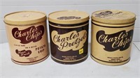 3 Charles Tins Lot