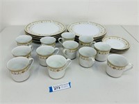 24 Pieces of Vintage Garden Bouquet China