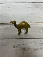 Tiny brass camel trinket