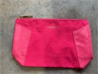 Lancome pink cosmetic bag