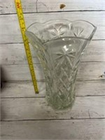 Large crystal vase