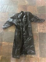 WV outfiters long leather jacket Small