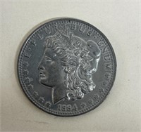 1884 $1 LARGE MORGAN COIN COPY