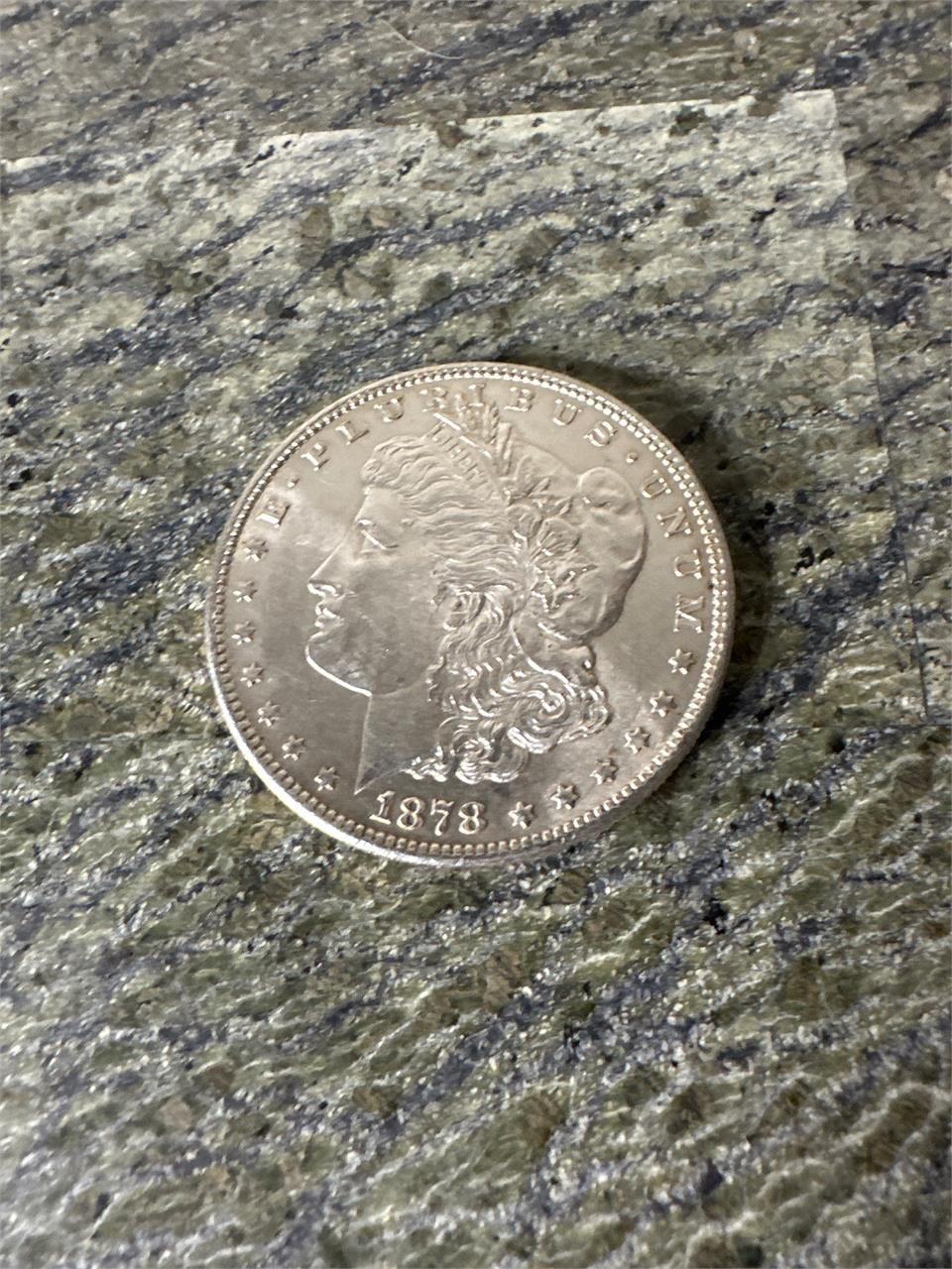 1878 Morgan Silver Dollar S
