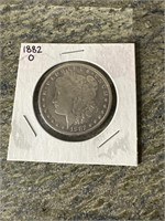 1882 Morgan Silver Dollar O