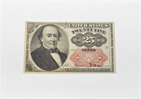 1874 5th ISSUE 25 CENT FRACTIONAL NOTE - WALKER