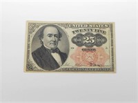 1874 5th ISSUE 25 CENT FRACTIONAL NOTE - WALKER