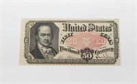 1875 5th ISSUE 50 CENT FRACTIONAL NOTE - CRAWFORD