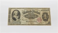 1886 $1 MARTHA WASHINGTON SILVER CERTIFICATE