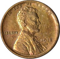 1912-D LINCOLN CENT - XF DETAILS, CLEANED