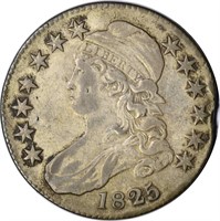 1825 BUST HALF DOLLAR - F/VF
